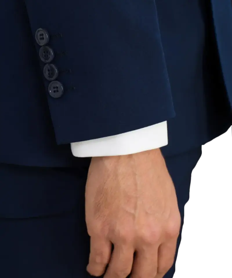 Traje Cruzado Sierpe Azul Marino Kiko Bigot