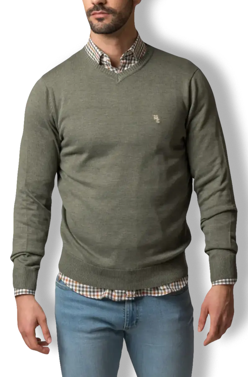 Jersey Pico Verde Lavado Kiko Bigot