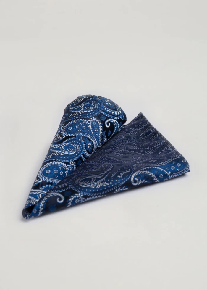 Pañuelo de Bolsillo Negro y Azul | Kiko Bigot