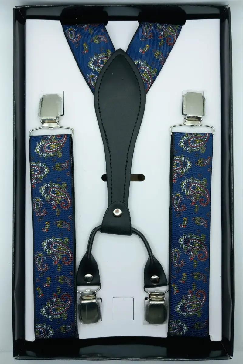 Tirantes Cachemir Azul Kiko Bigot