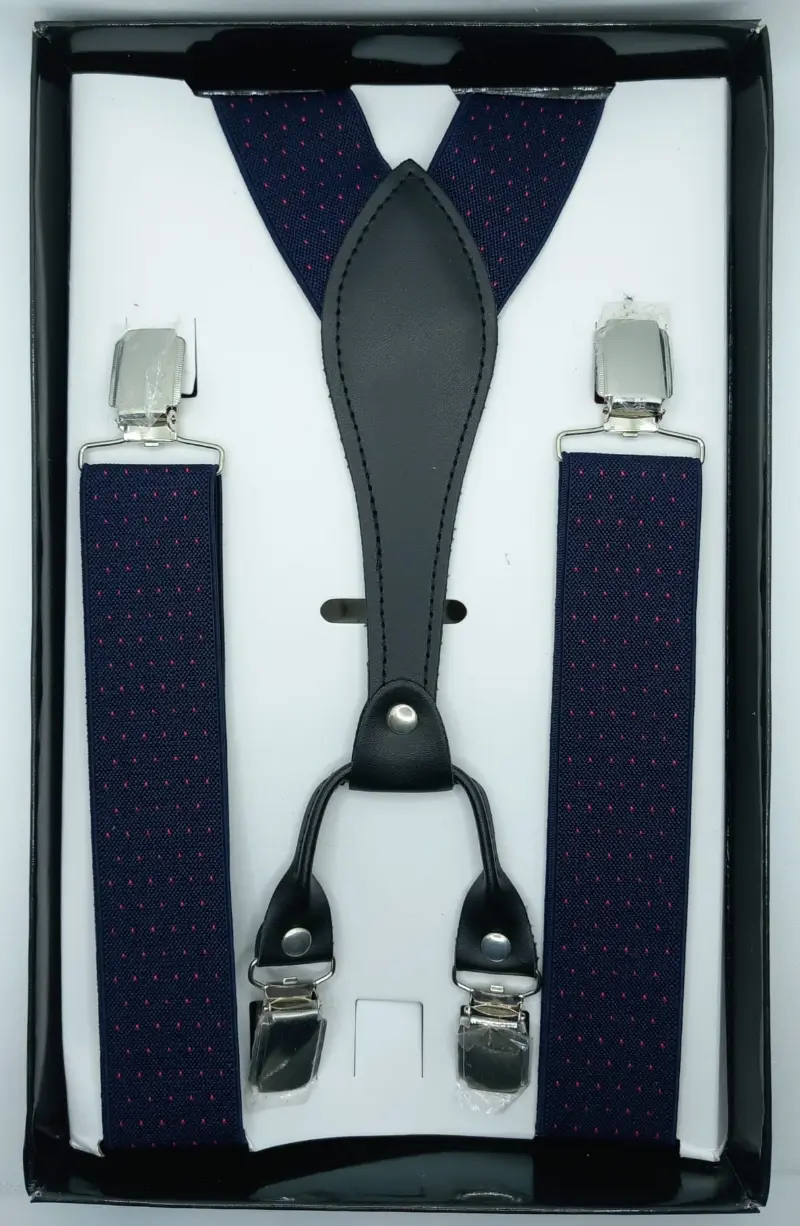 Tirantes Marino Puntos Rosa Kiko Bigot