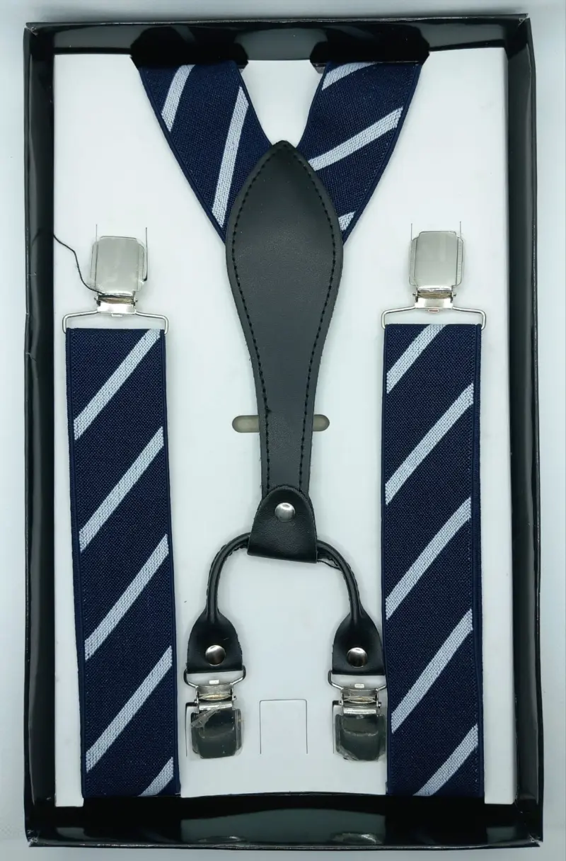 Tirantes Marino y Blanco Kiko Bigot