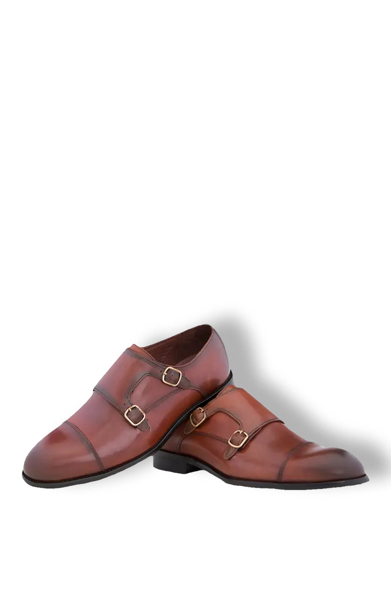 Zapatos Hebilla Piel Terracota Kiko Bigot