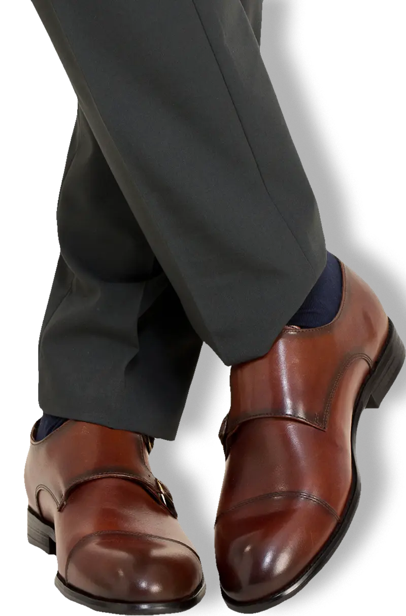 Zapatos Hebilla Piel Terracota Kiko Bigot