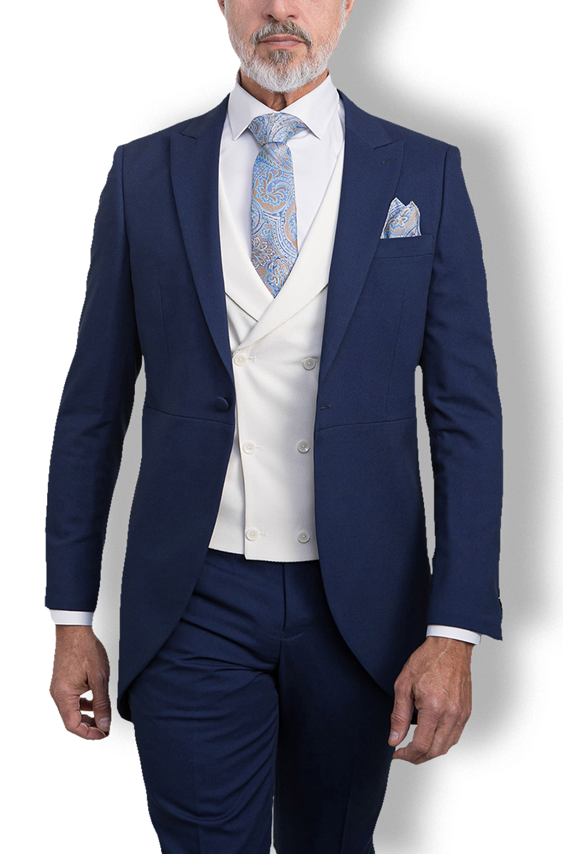 Chaleco Cruzado Blanco Kiko Bigot