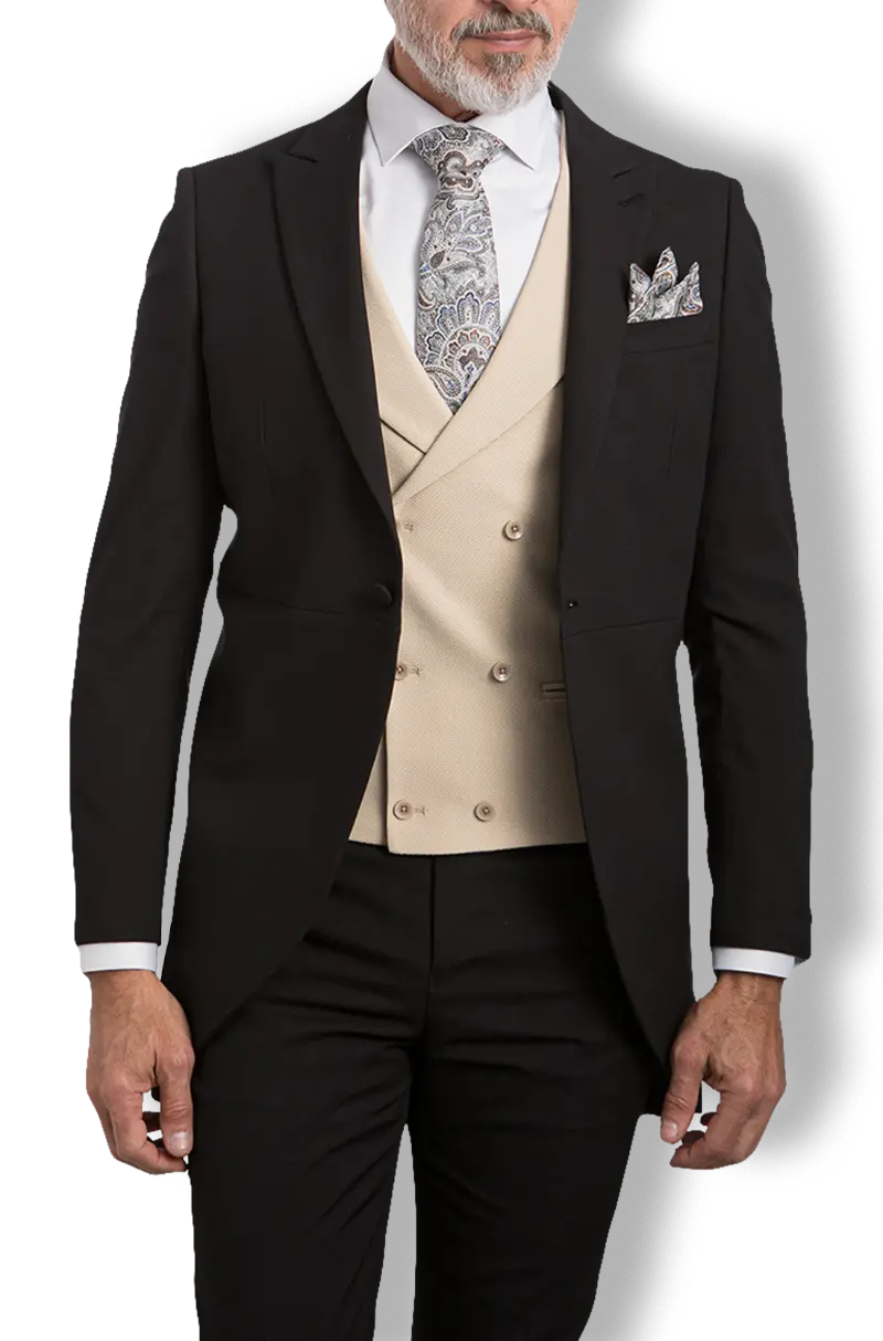 Chaleco Cruzado Beige | Kiko Bigot