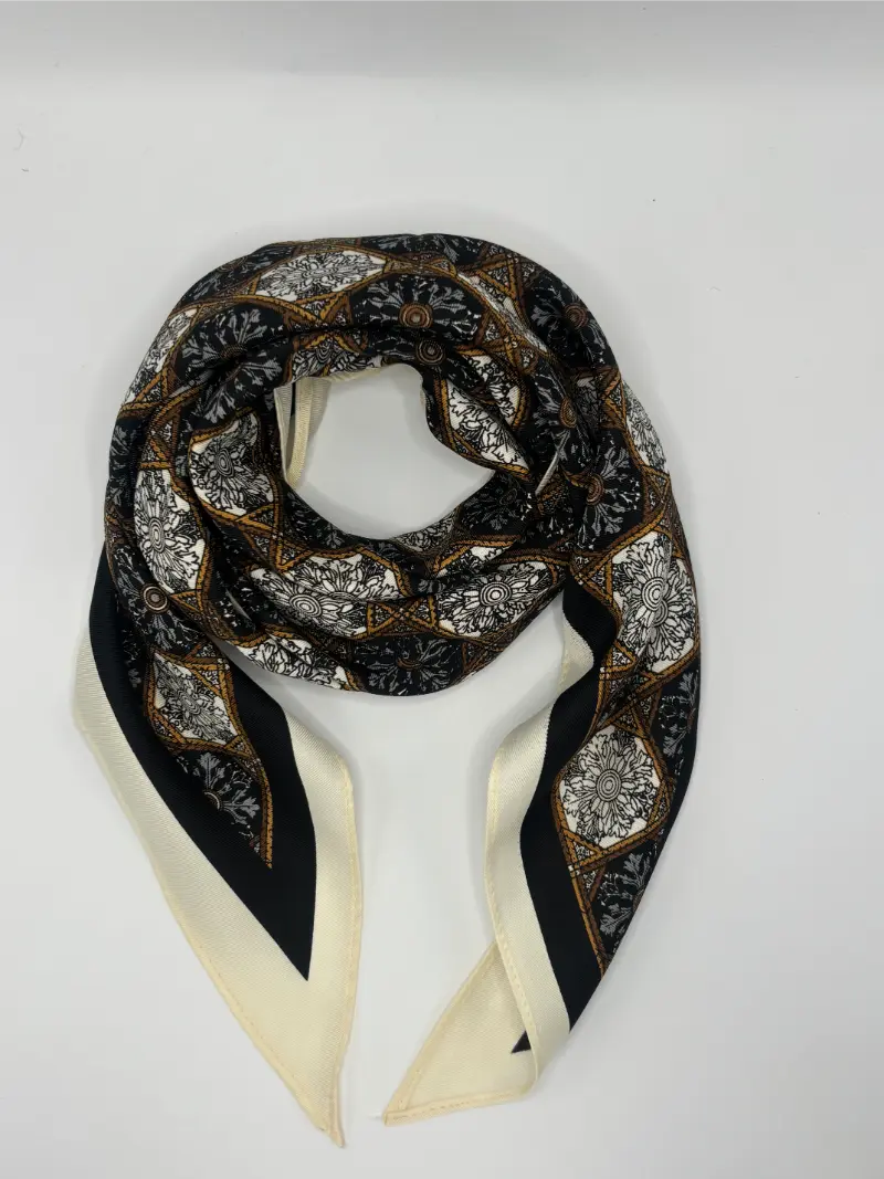 Fular Marino Geometrico | Kiko Bigot