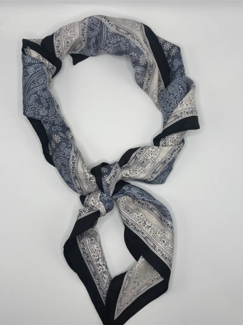 Fular Marino y Celeste | Kiko Bigot