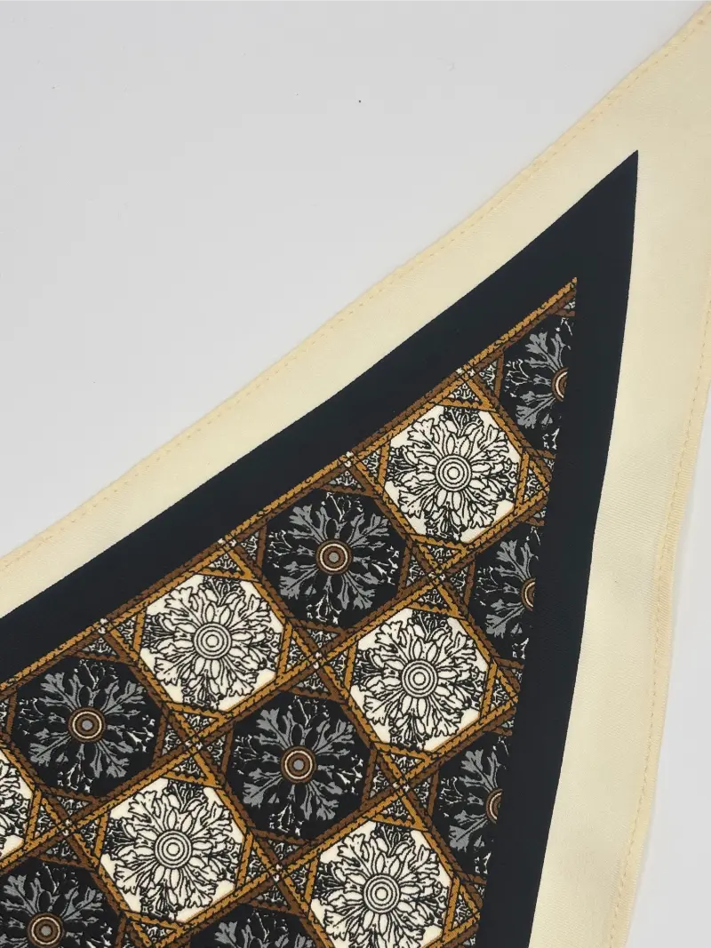 Fular Marino Geometrico | Kiko Bigot