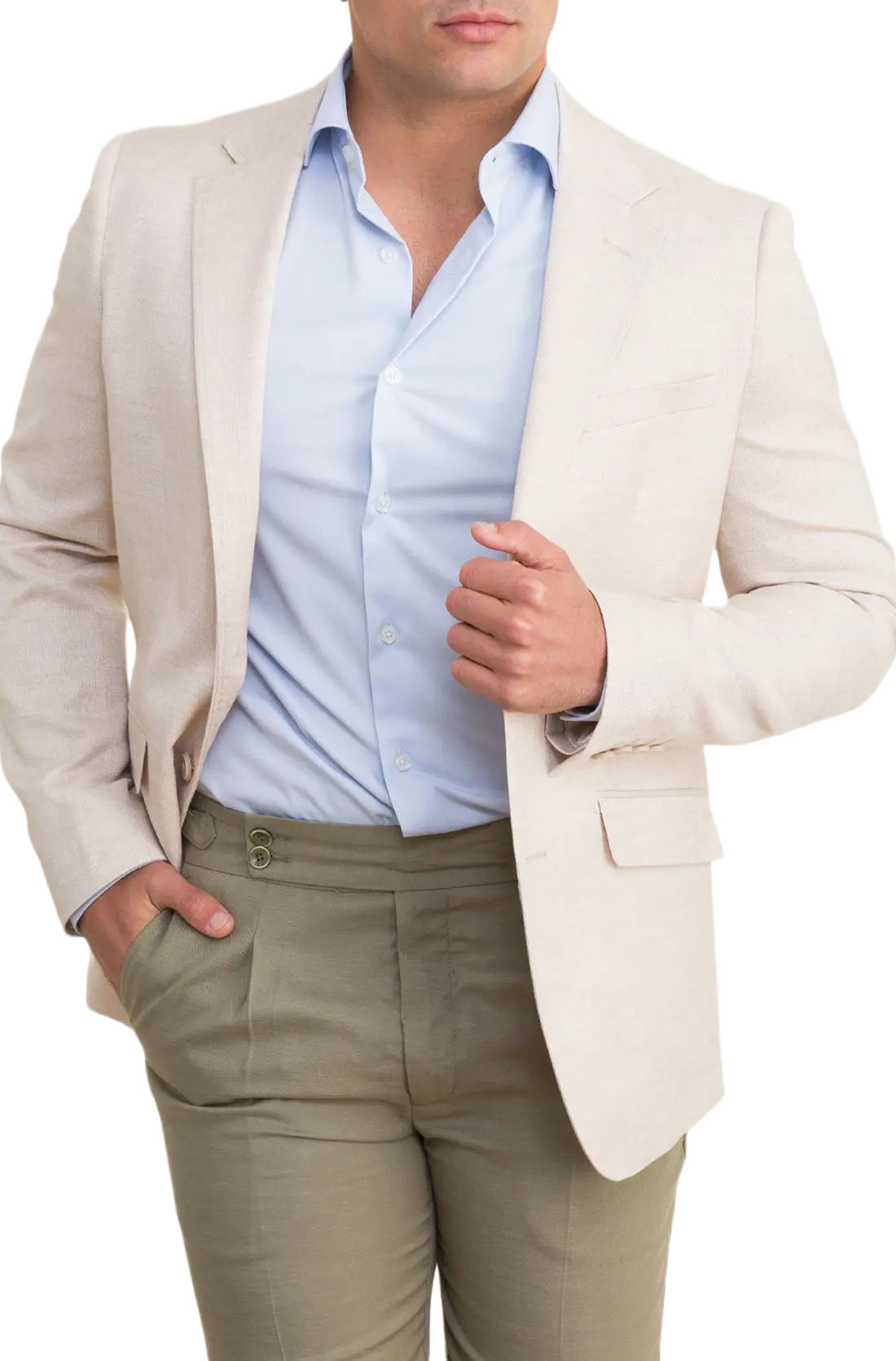 Americana Esencial Beige | Kiko Bigot