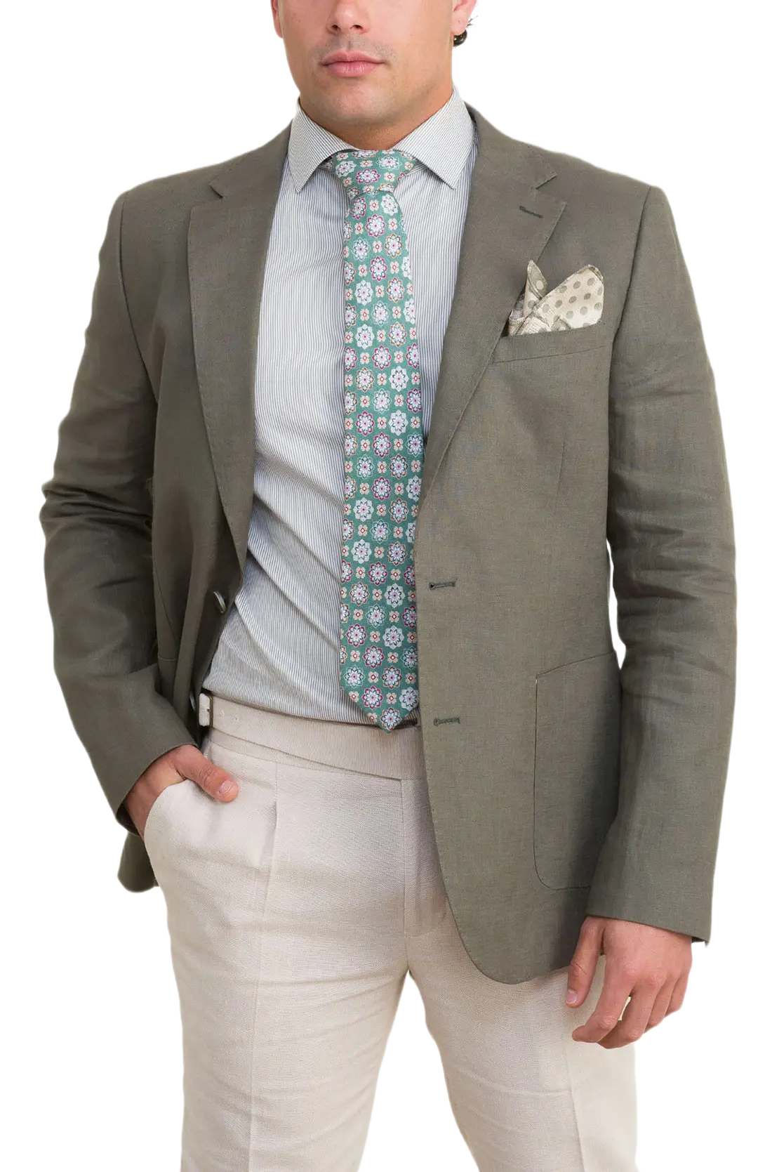 Americana Lino Cacería Verde | Kiko Bigot