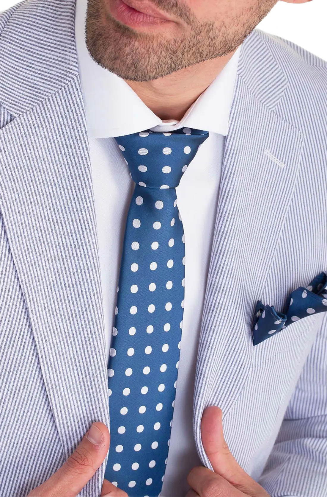 Americana Mil Rayas Celeste | Kiko Bigot