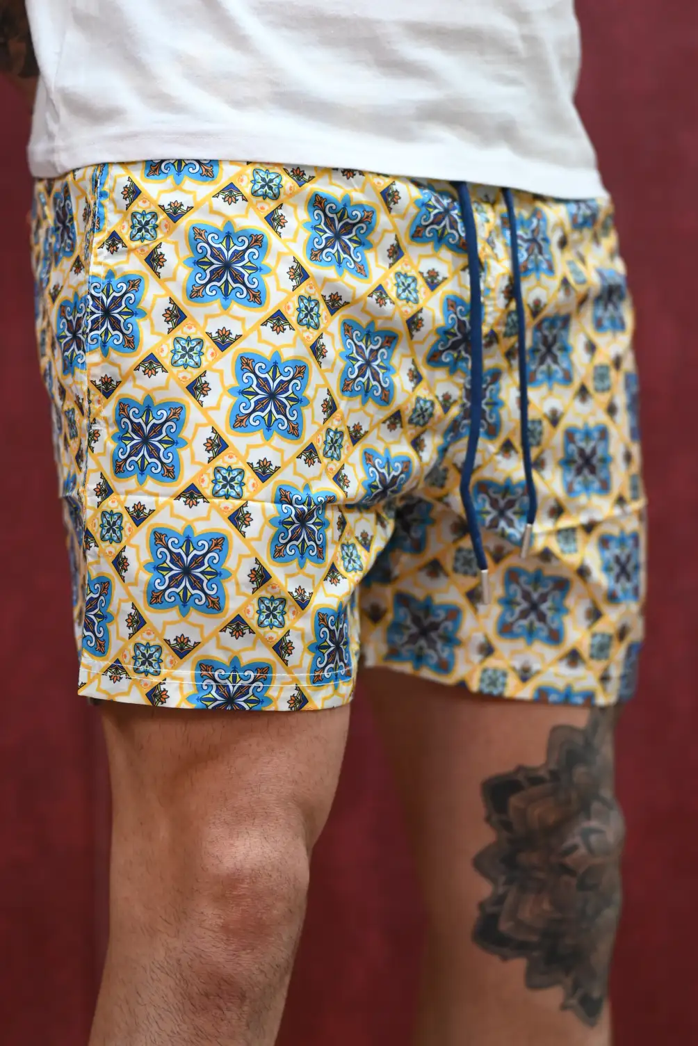 Bañador Mosaico Amarillo Kiko Bigot
