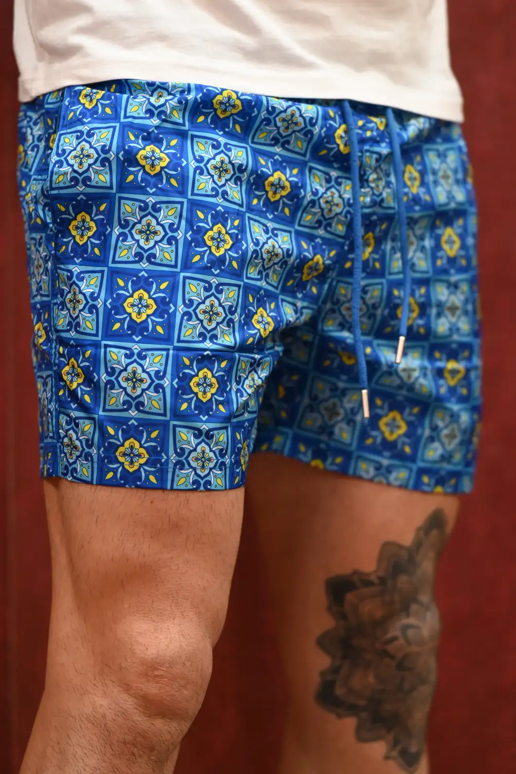 Bañador Mosaico Celeste | Kiko Bigot