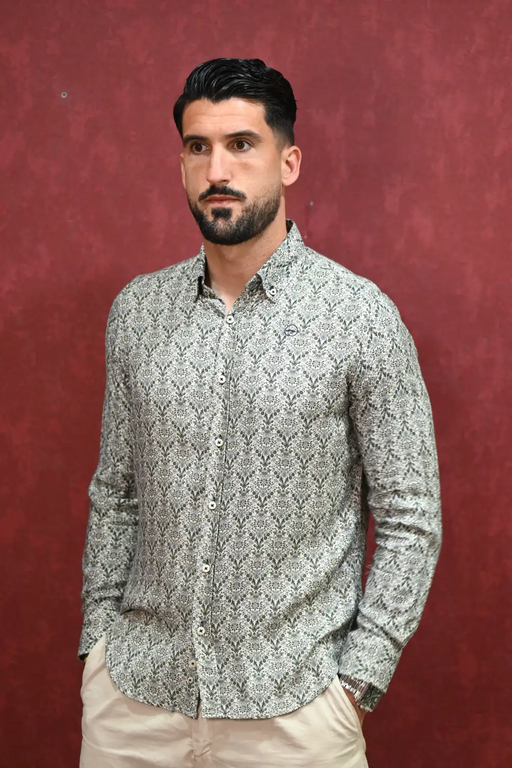 Camisa Ramas Verde | Kiko Bigot