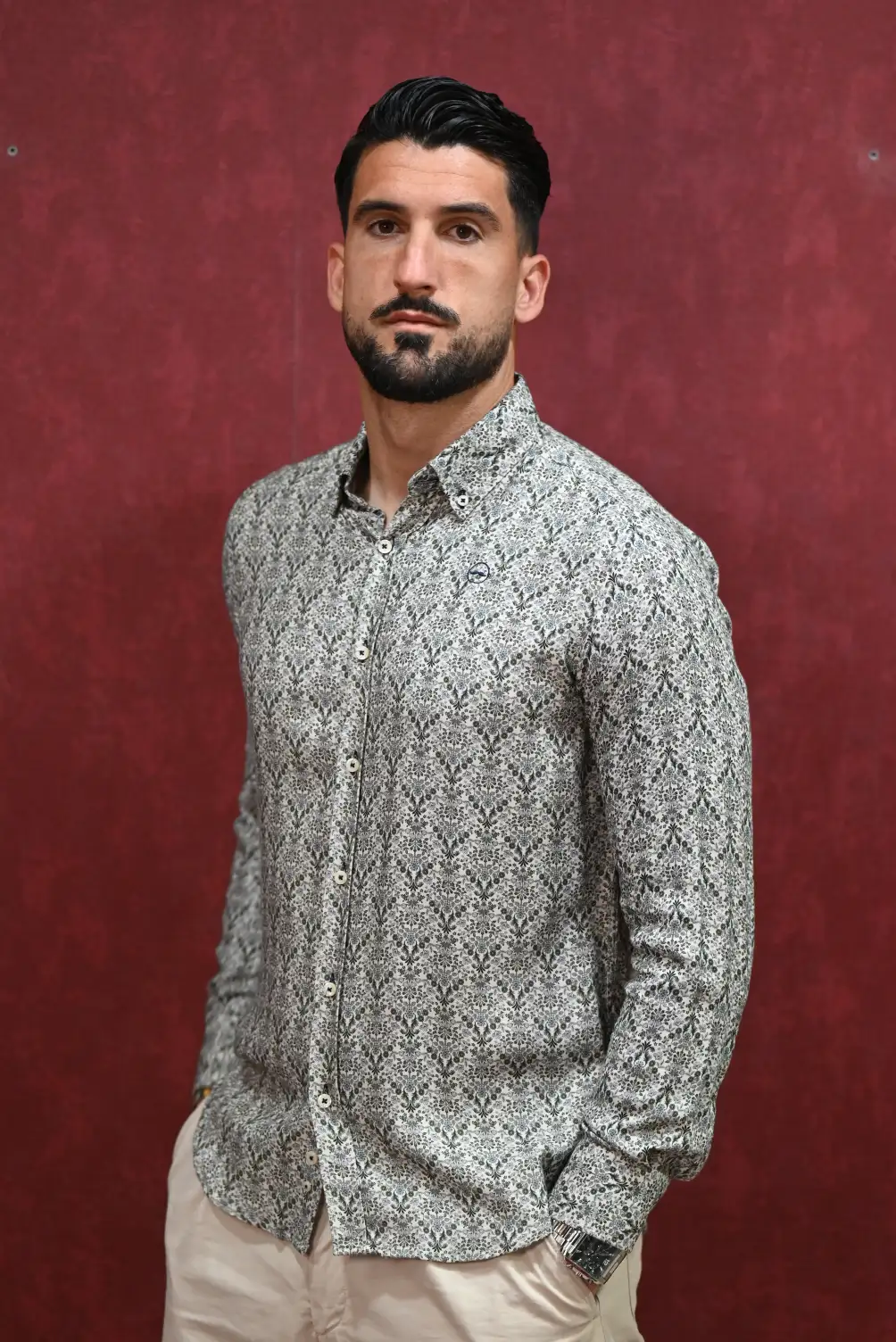 Camisa Ramas Verde | Kiko Bigot