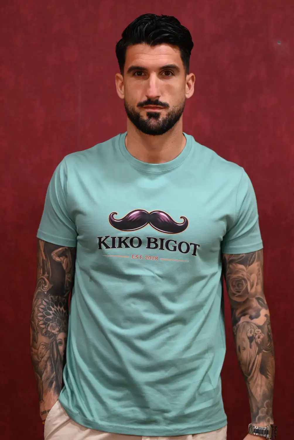 Camiseta Est 2018 Verde Agua Kiko Bigot