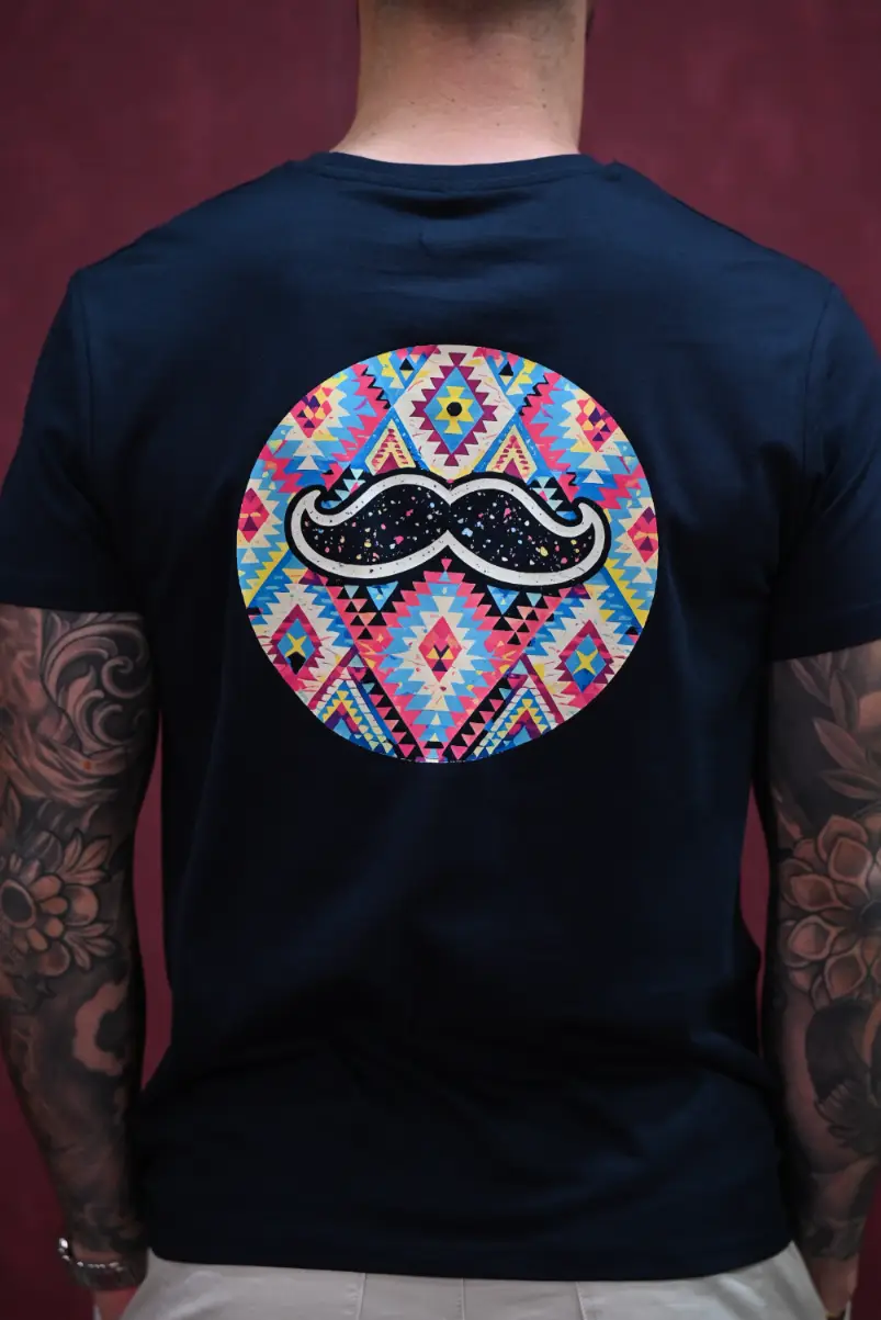 Camiseta Étnica Marino | Kiko Bigot