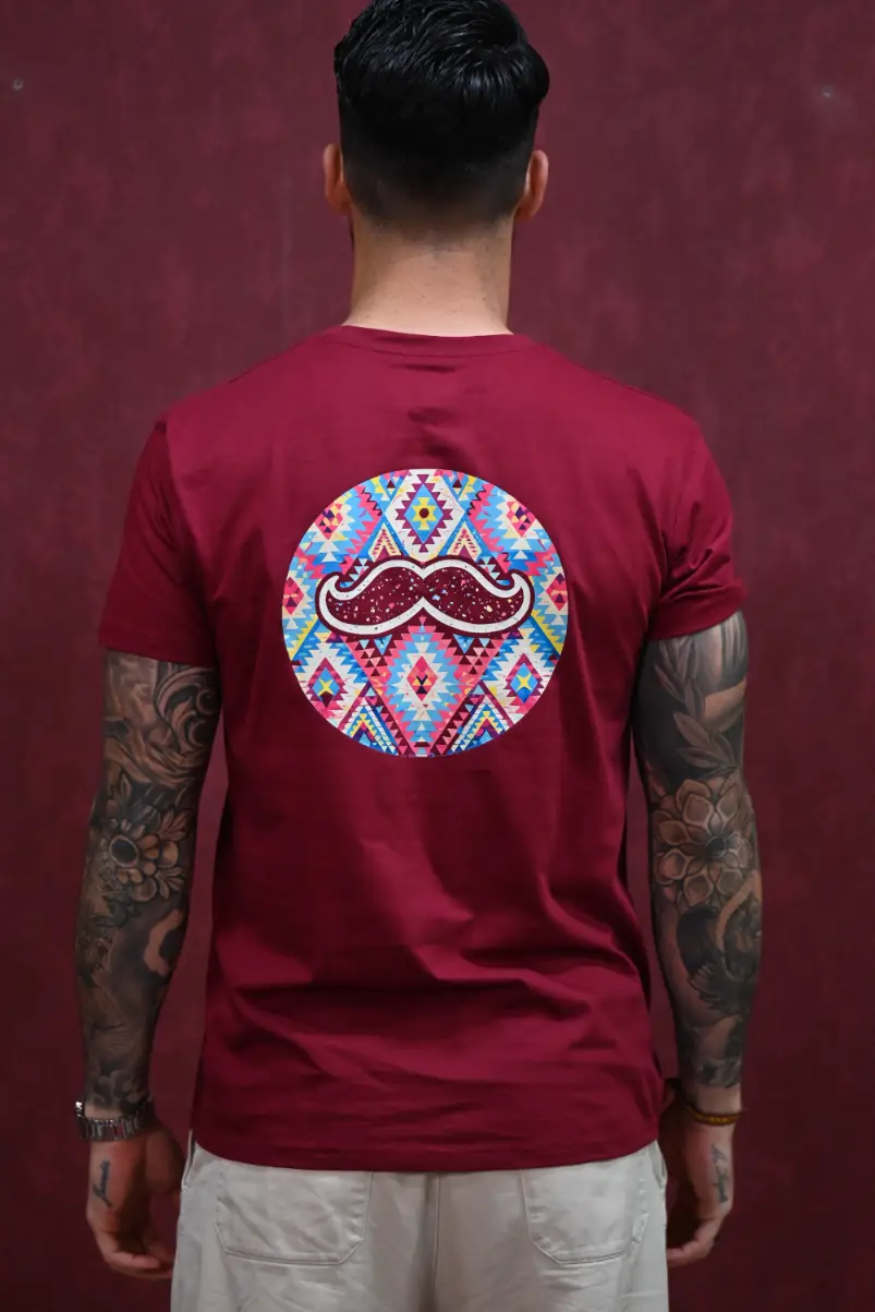 Camiseta Étnica Burdeos | Kiko Bigot