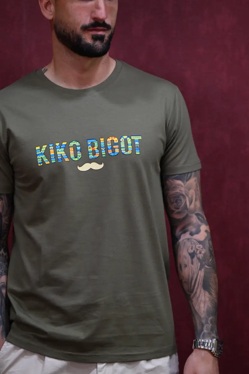 Camiseta Kiko Bigot Verde Cacería | Kiko Bigot