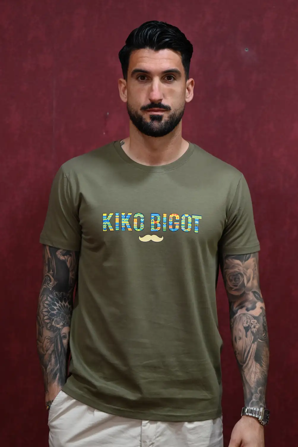 Camiseta Kiko Bigot Verde Cacería | Kiko Bigot