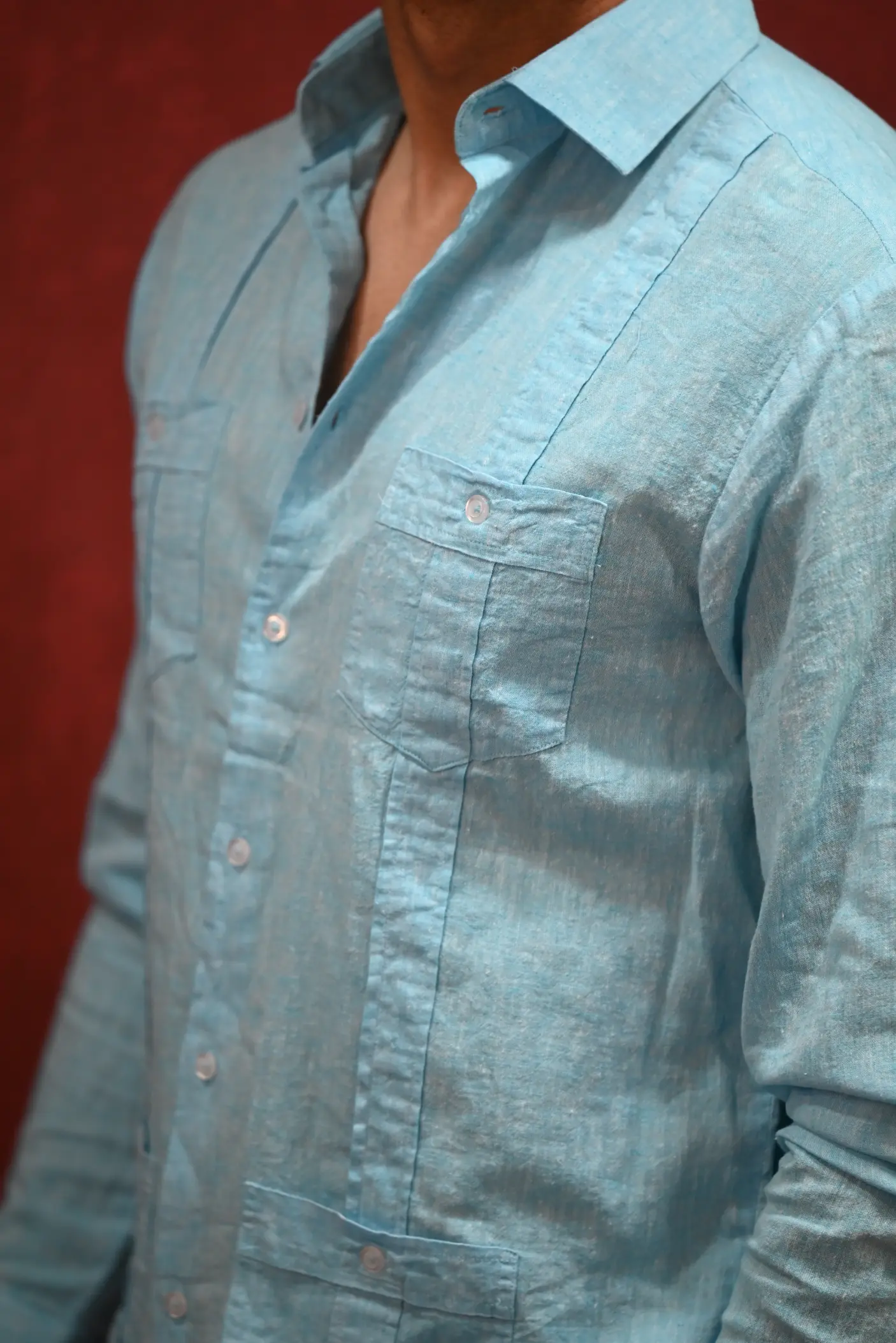 Guayabera Turquesa | Kiko Bigot