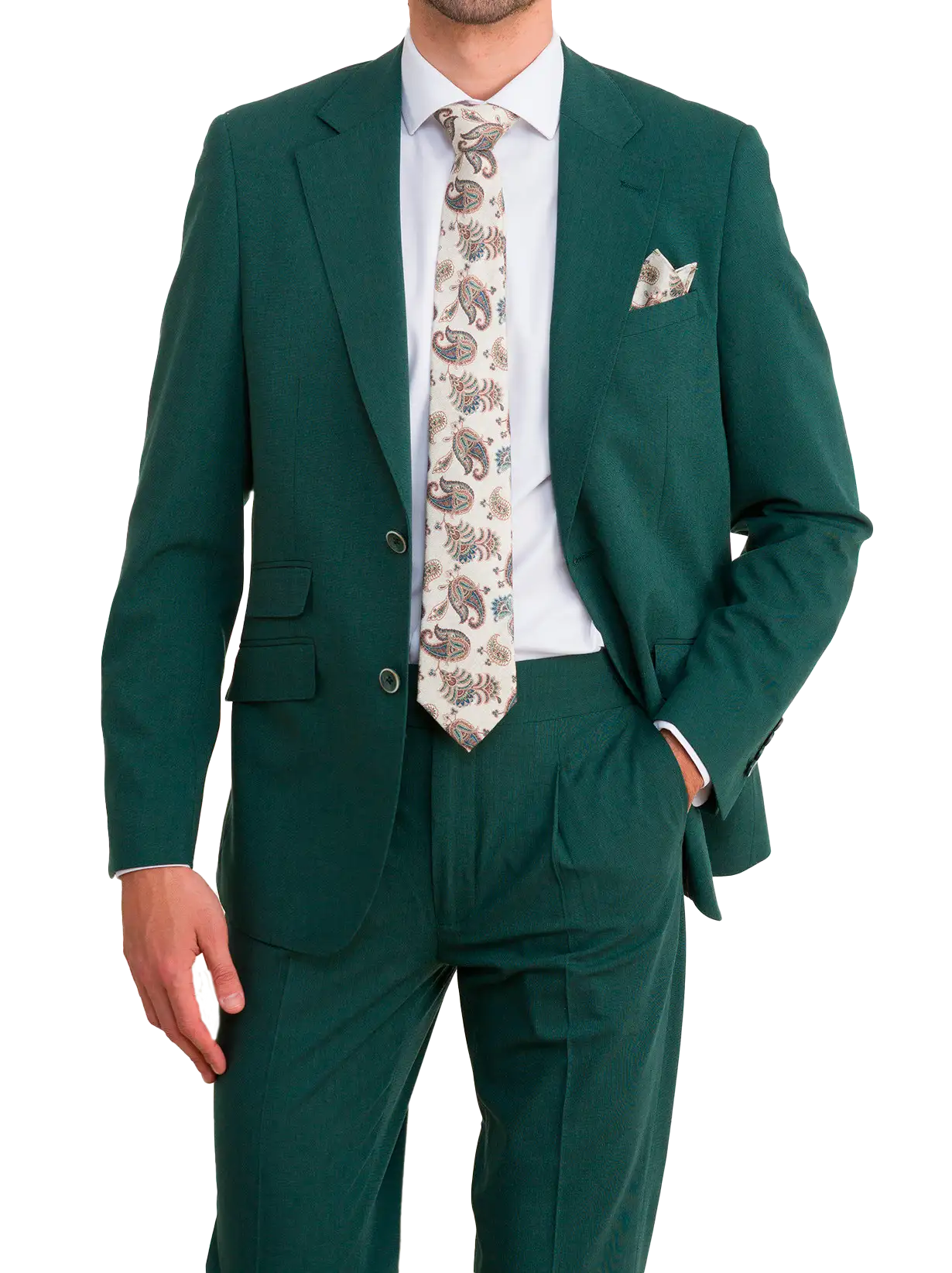 Traje Elegant Alto Verde | Kiko Bigot