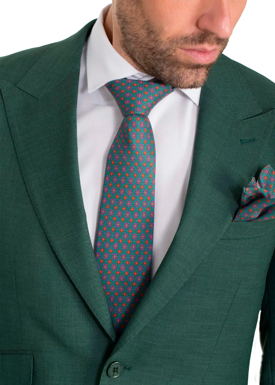 Traje Falso Liso Verde | Kiko Bigot